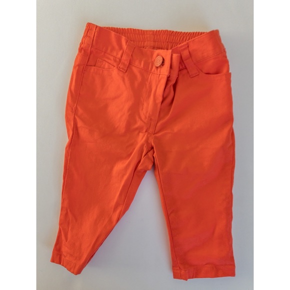 Janie and Jack size 3-6 months Orange pants - Picture 1 of 1